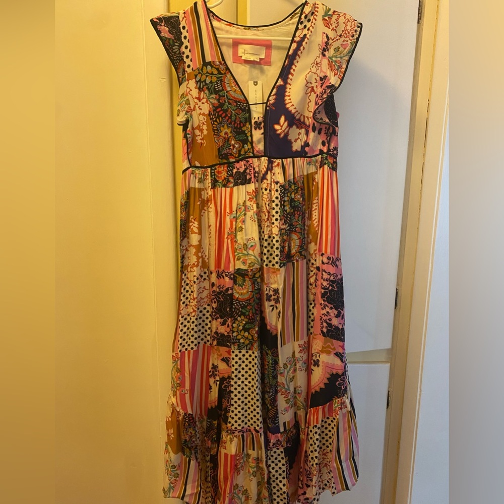 Anthropologie patchwork dress